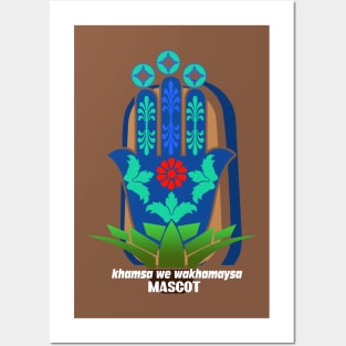 khamsa  wa khamaysa talisman Posters and Art